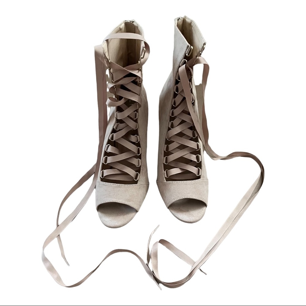 New Liliana peep toe stiletto booties